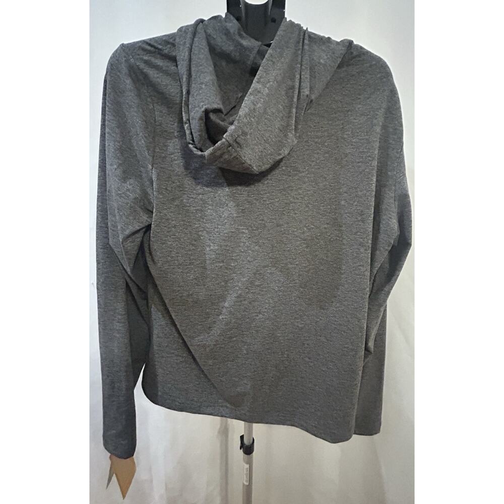 NWT Avia Charcoal Gray LS Hooded Performance Tee Women's size XXXL - Picture 5 of 6